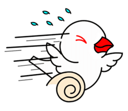 Love Bird Java sparrow sticker #357549