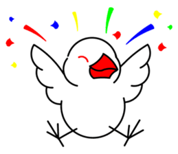 Love Bird Java sparrow sticker #357565
