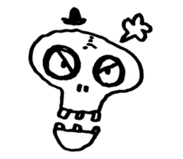 Skull man sticker #357919