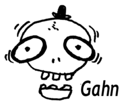 Skull man sticker #357938