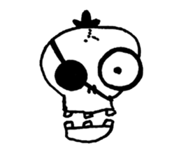 Skull man sticker #357941