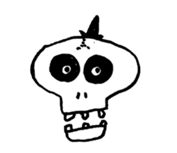 Skull man sticker #357944