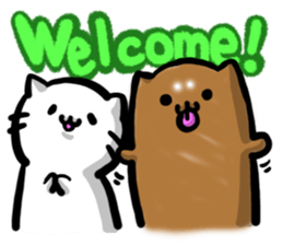 It lives Relaxedly of GOMA and NUKKO sticker #357988