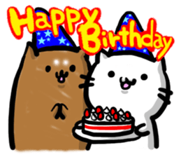 It lives Relaxedly of GOMA and NUKKO sticker #357996