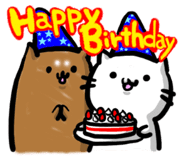 It lives Relaxedly of GOMA and NUKKO sticker #357996