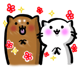 It lives Relaxedly of GOMA and NUKKO sticker #358001