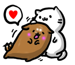 It lives Relaxedly of GOMA and NUKKO sticker #358002