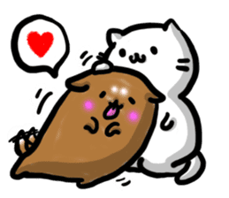 It lives Relaxedly of GOMA and NUKKO sticker #358002