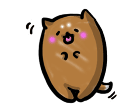 It lives Relaxedly of GOMA and NUKKO sticker #358008