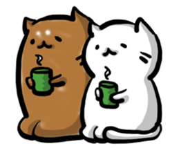 It lives Relaxedly of GOMA and NUKKO sticker #358014