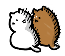 It lives Relaxedly of GOMA and NUKKO sticker #358018