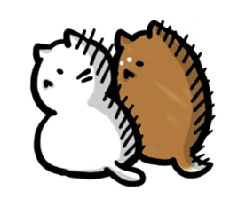 It lives Relaxedly of GOMA and NUKKO sticker #358018