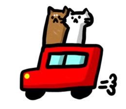 It lives Relaxedly of GOMA and NUKKO sticker #358022