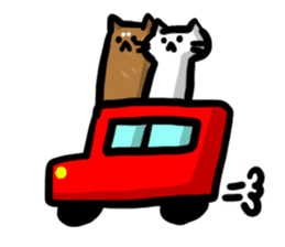 It lives Relaxedly of GOMA and NUKKO sticker #358022