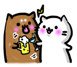 It lives Relaxedly of GOMA and NUKKO sticker #358023