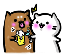 It lives Relaxedly of GOMA and NUKKO sticker #358023