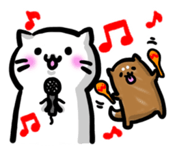 It lives Relaxedly of GOMA and NUKKO sticker #358024