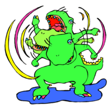 Tyranno pop sticker #358087