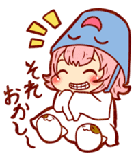 Immature Ghost Bake-Chan sticker #358150