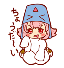 Immature Ghost Bake-Chan sticker #358181