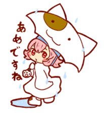 Immature Ghost Bake-Chan sticker #358182