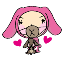 Rabbit Girl "USAPO" sticker #358479