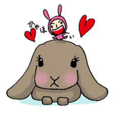 Rabbit Girl "USAPO" sticker #358480