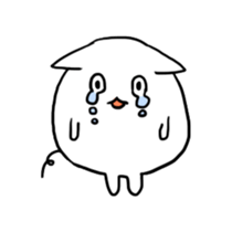 Stretchable cat "tama-ru" sticker #358557