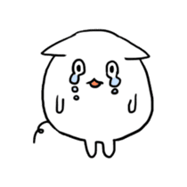 Stretchable cat "tama-ru" sticker #358557