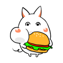 Stretchable cat "tama-ru" sticker #358565