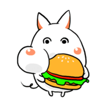 Stretchable cat "tama-ru" sticker #358565