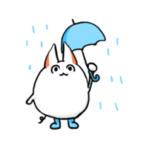 Stretchable cat "tama-ru" sticker #358571