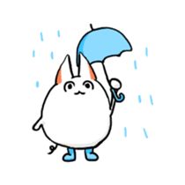 Stretchable cat "tama-ru" sticker #358571