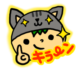 Headdress Cat sticker #358585