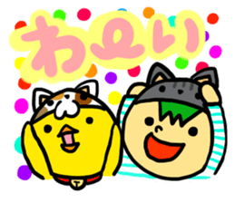 Headdress Cat sticker #358590