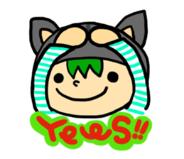 Headdress Cat sticker #358601