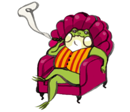 Capitalist Frog sticker #358825