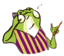 Capitalist Frog sticker #358829