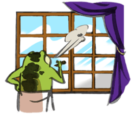 Capitalist Frog sticker #358830