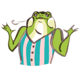 Capitalist Frog sticker #358833