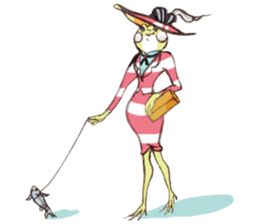 Capitalist Frog sticker #358834