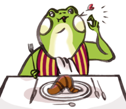Capitalist Frog sticker #358838