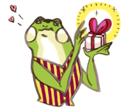 Capitalist Frog sticker #358840