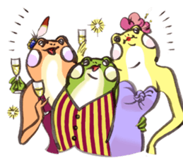 Capitalist Frog sticker #358842