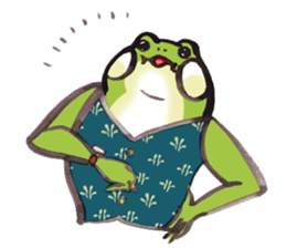 Capitalist Frog sticker #358843