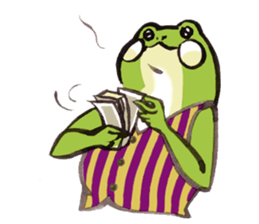 Capitalist Frog sticker #358846