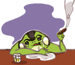 Capitalist Frog sticker #358847