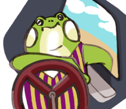 Capitalist Frog sticker #358848