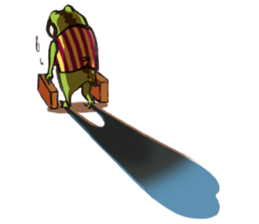 Capitalist Frog sticker #358849