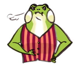 Capitalist Frog sticker #358851